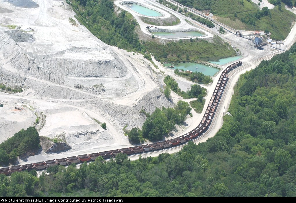 Vulcan materials loading area.