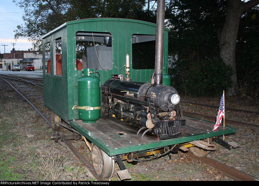 Unusual steam powered speeder.