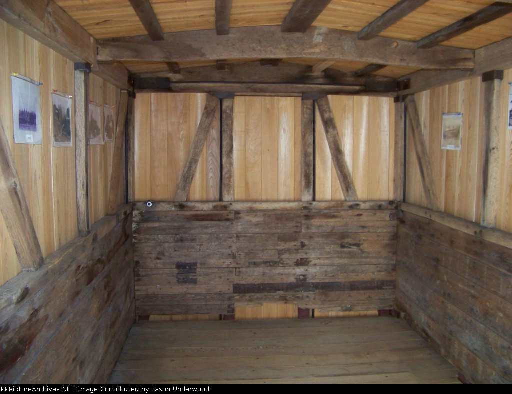 inside the box car