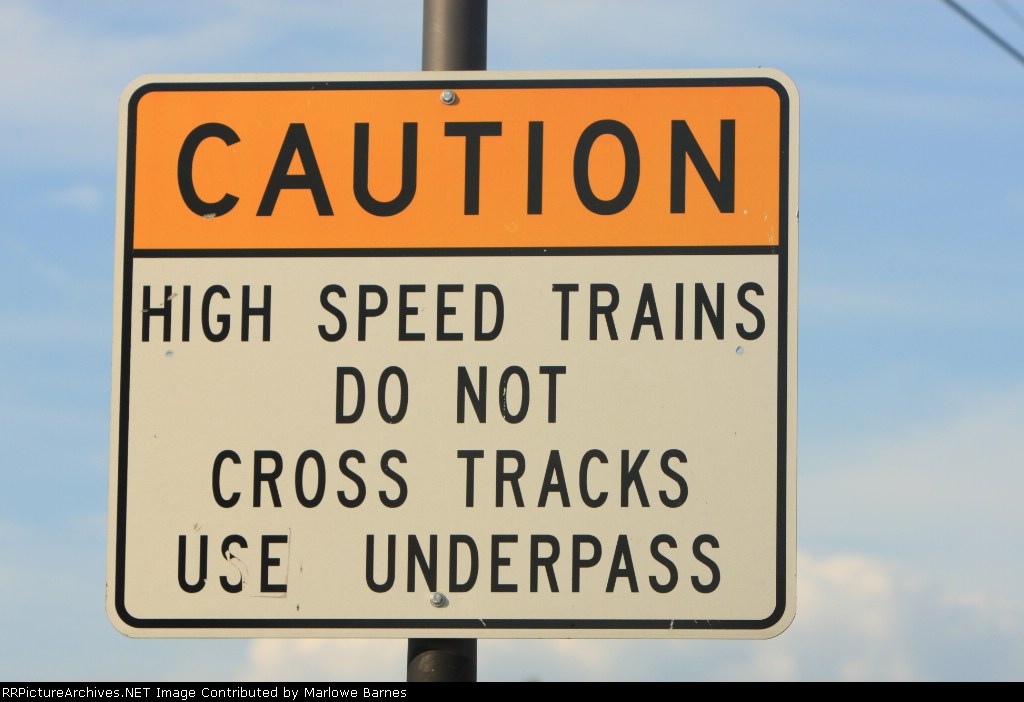 Speaks for itself. Speeding trains have a high splatter factor :-d