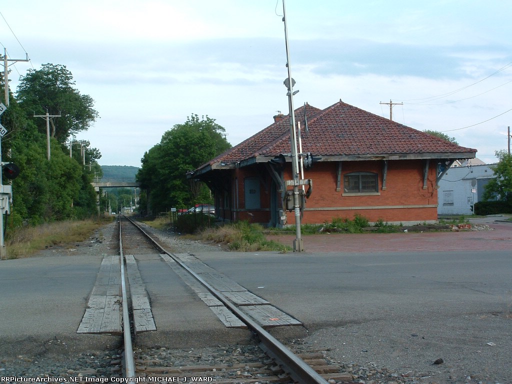 The Wellsville depot on the old ERIE main
