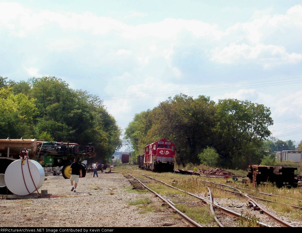 The view from the Depot toward Guthrie