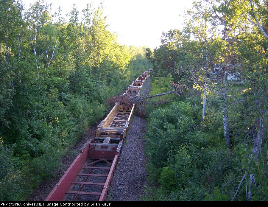BNSF in Marble Looking West