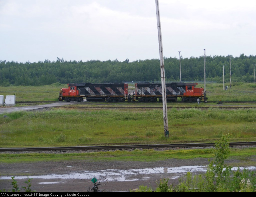 CN yard shunters at Gordon Yard