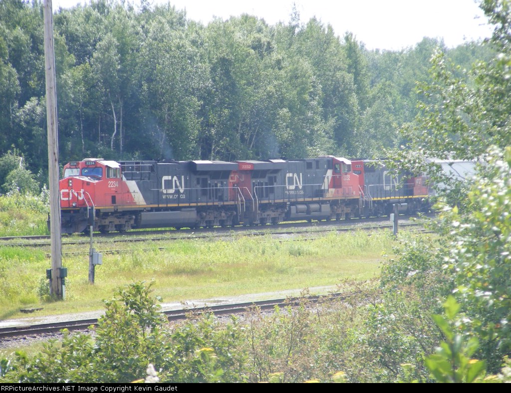 CN 407 arriving at Gordon Yard