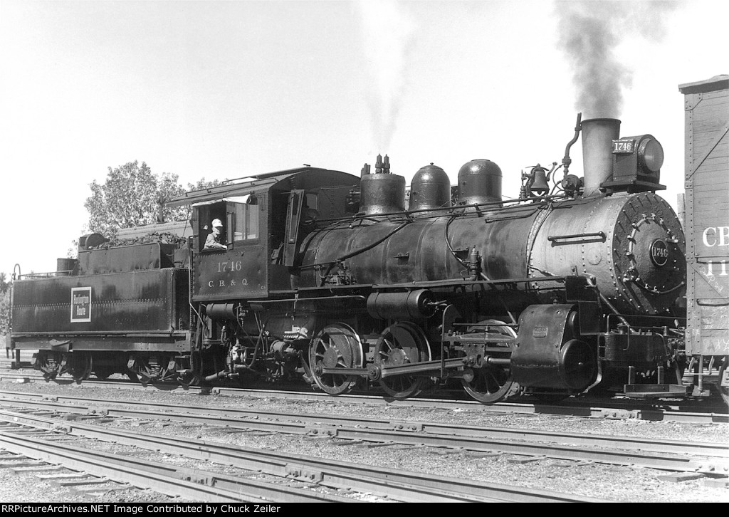 CB&Q 0-6-0 Class G-8 1746