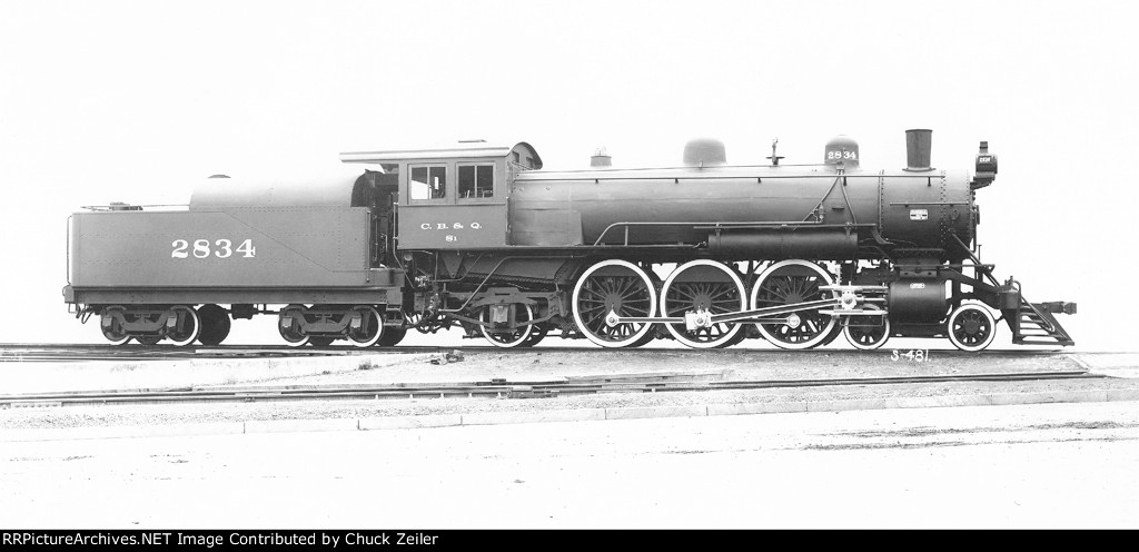 CB&Q 4-6-2 Class S-1 2834