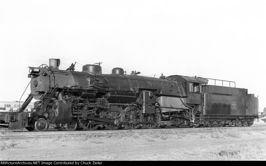 CB&Q 4-8-2 Class B-1-A 7020