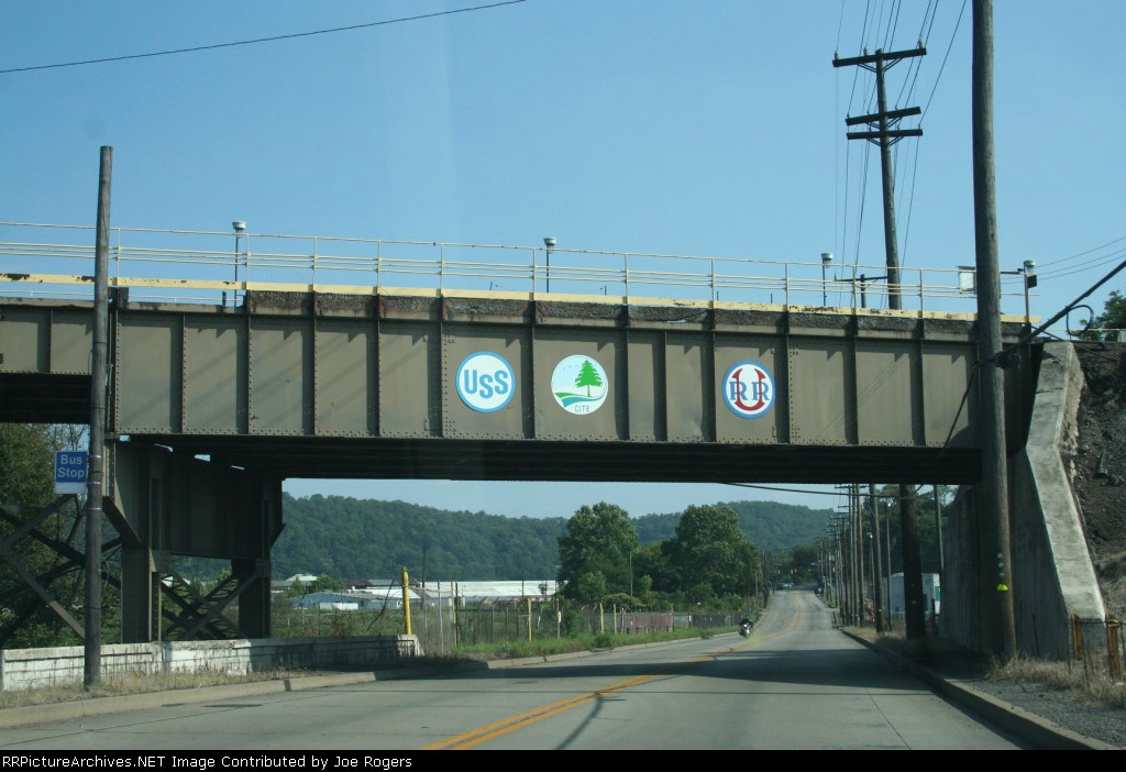 Union RR overhead into the Works
