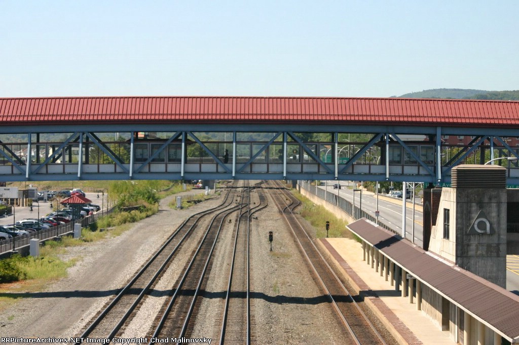 Medium Clear and Joe on the other walkway