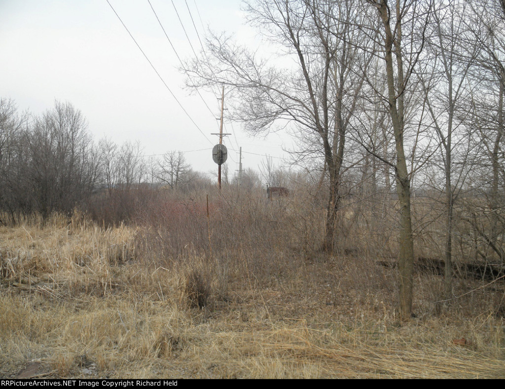 Looking North From The CGW/MILW Crossing Site