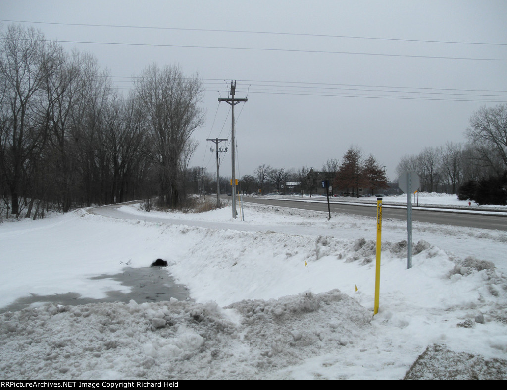 Altered Grade At Williston Road Crossing