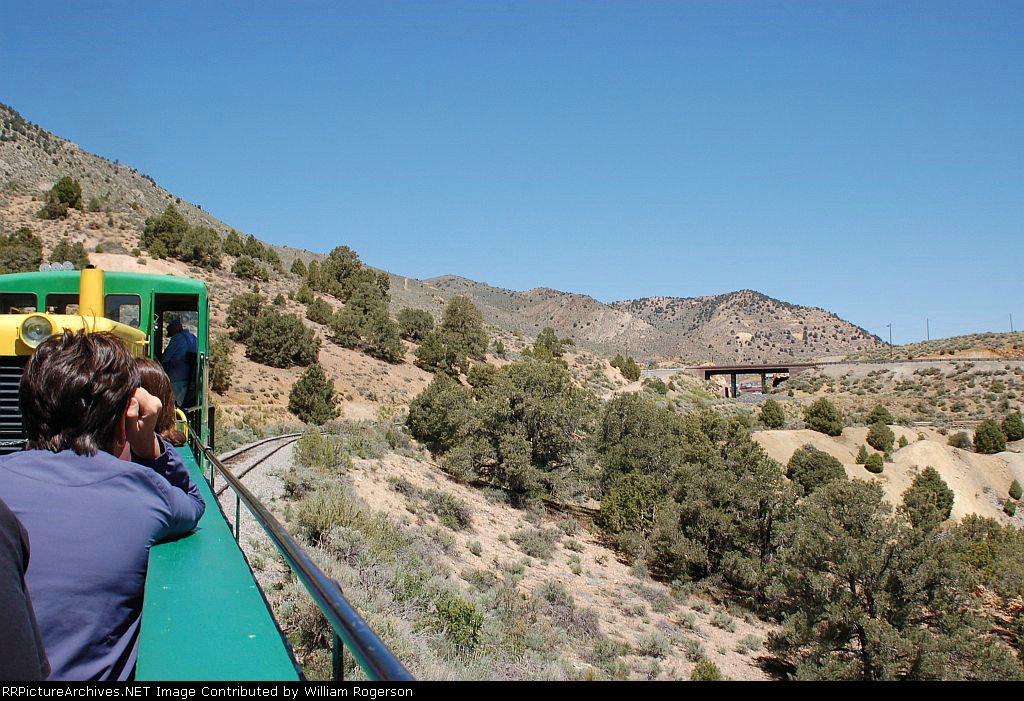 View from the Virginia & Truckee Railroad Tourist Train