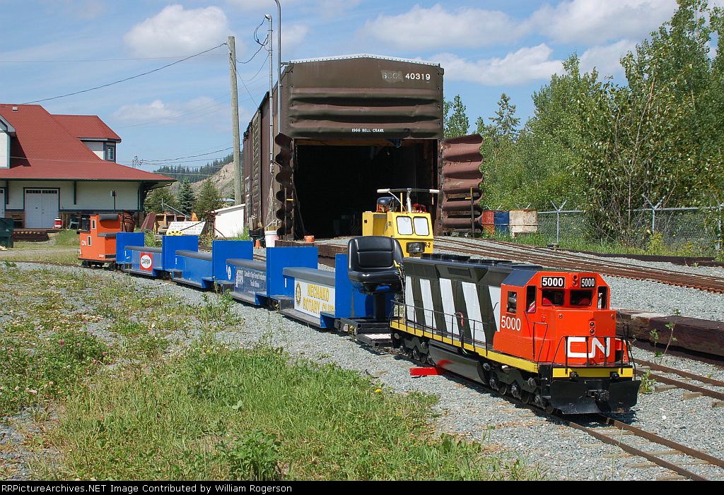 Cottonwood Railway Tourist Train powered by CN No. 5000