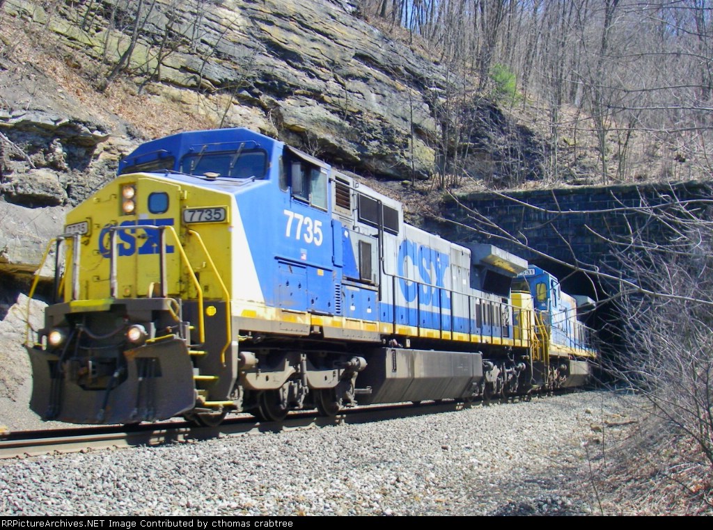 CSX 7735-Pinkerton Tunnel