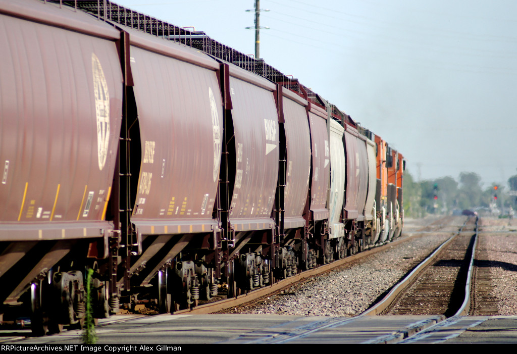 Westbound Grain Work'n On A Clear