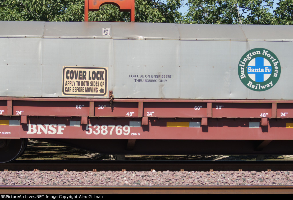 BNSF 538769 Westbound