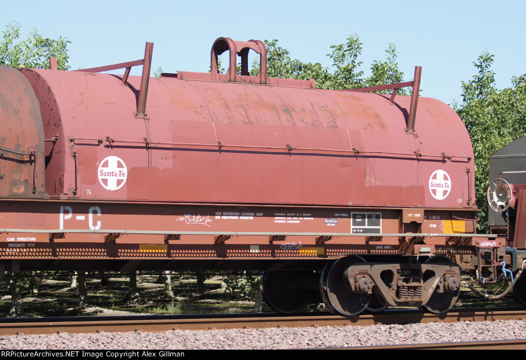 ATSF 92058 Coil Car Cover