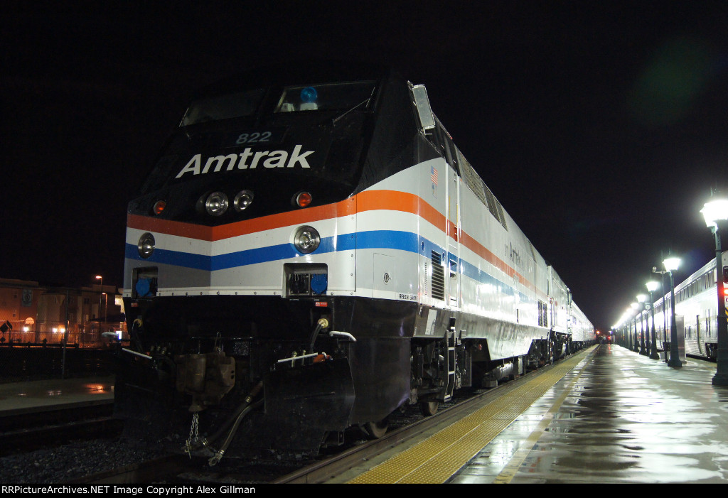 Amtrak 822, Looking Up