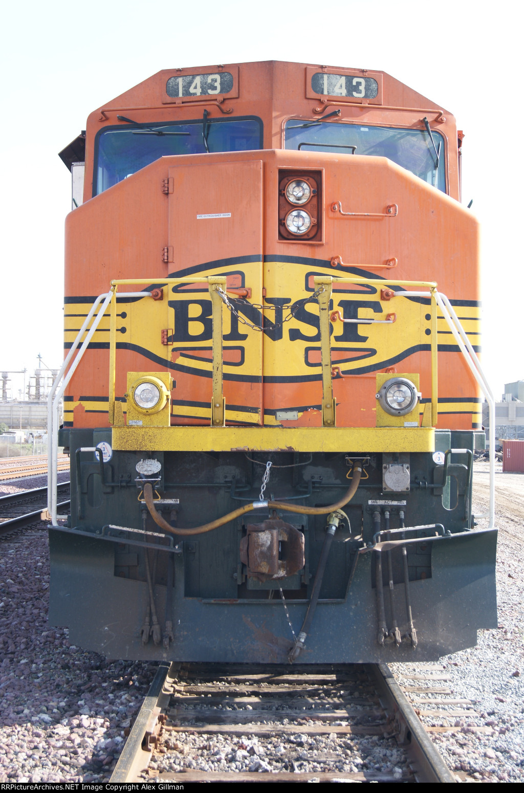 BNSF 143 West Head-On