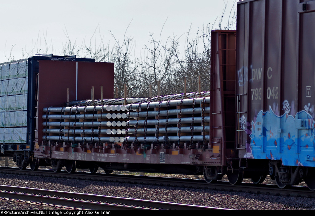 BNSF 552131 Eastbound, Loaded