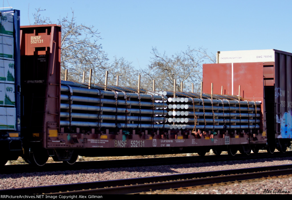 BNSF 552131 Eastbound, Loaded