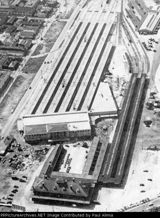 Old and new passenger terminals