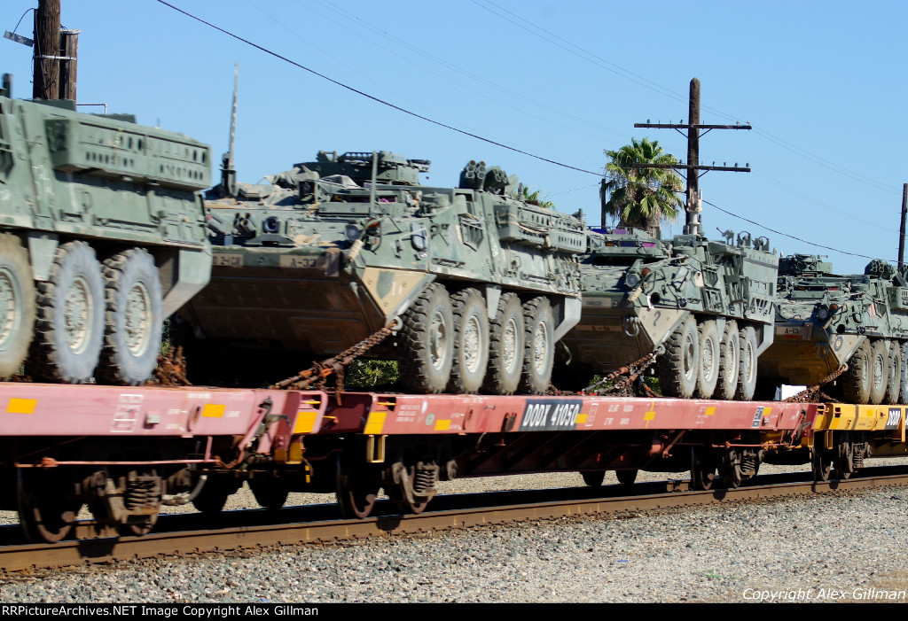 DODX 41050 Northbound, Military Loaded
