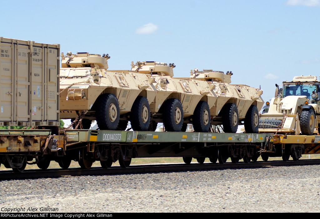 DODX 40373 Southbound, Loaded