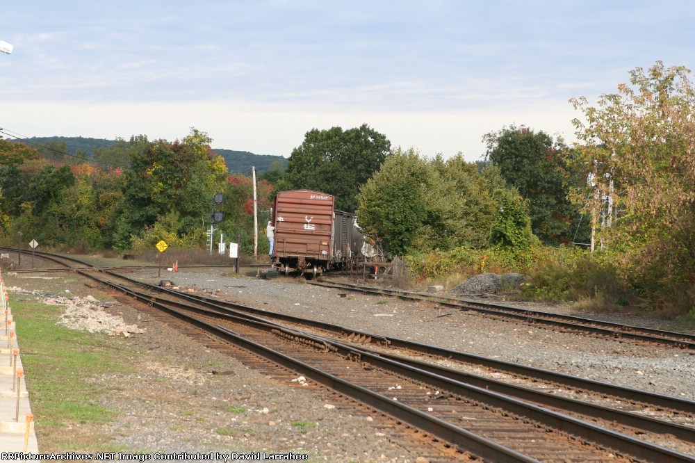 SP 247539 into interchange yard 