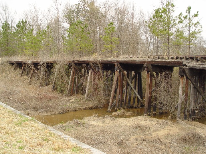 A trestle and Mother Nature
