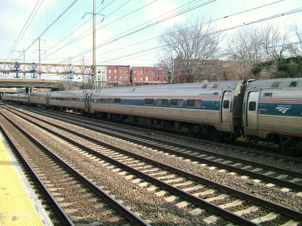 Modern painted cafe car