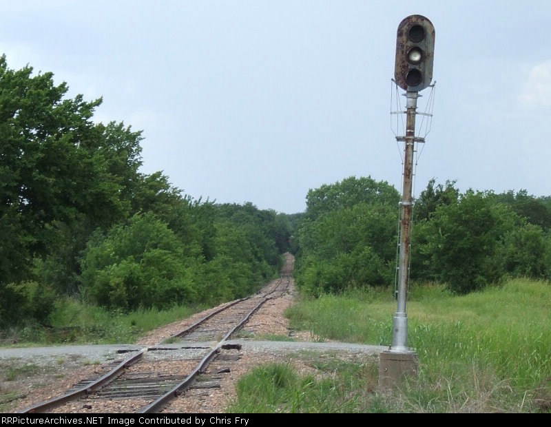 Main track just east of Bells