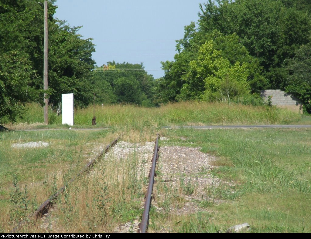 Main track at Bonham looking east