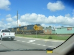 CSX 862 leads a loaded coal train past me
