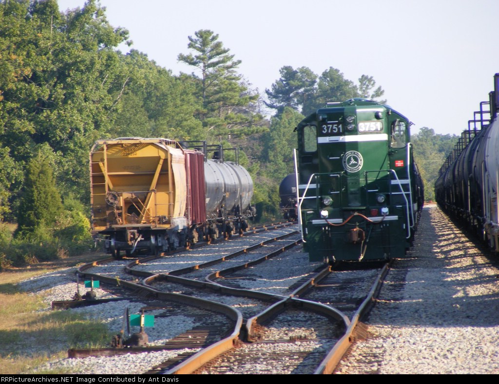 GRLW 3751 sits tucked away in the yard