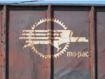 Mo-Pac (Missouri Pacific) Eagle logo on BPRR 6003