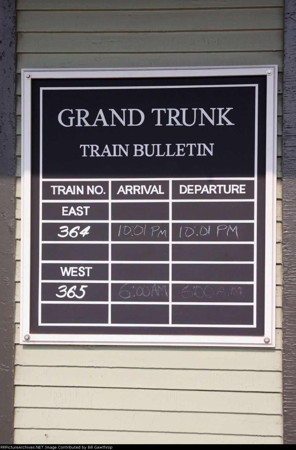 Station Bulletin Board