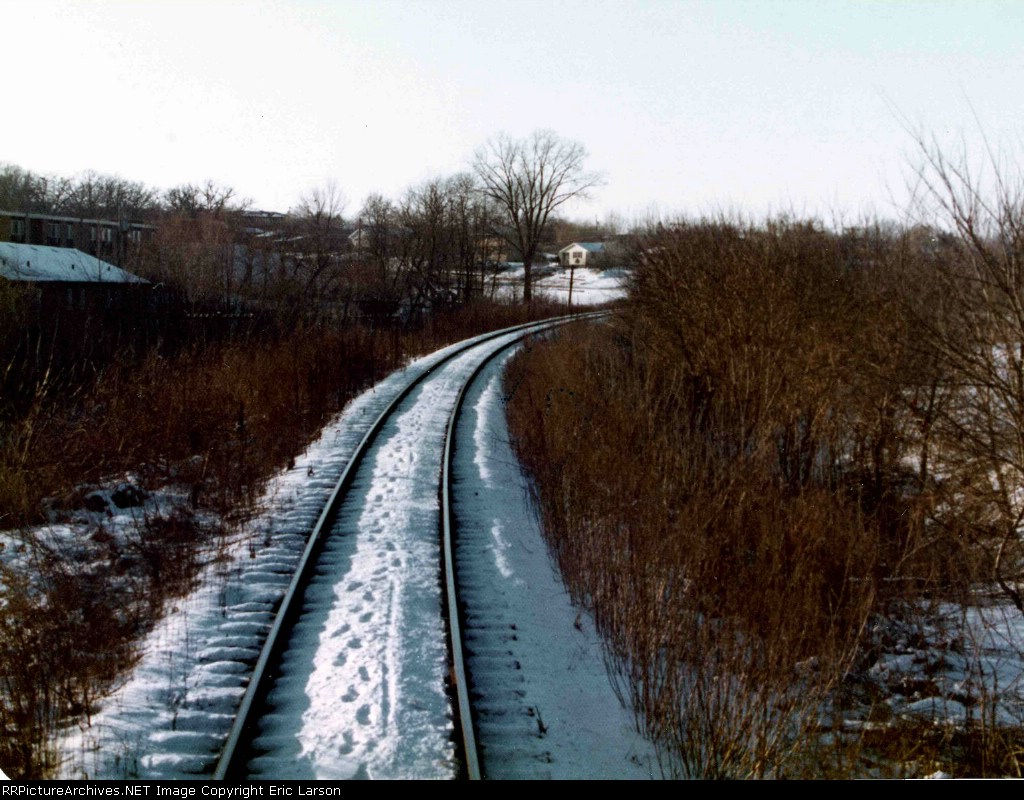 Footprint in the snow