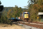 Yard job with empties waiting on the main line