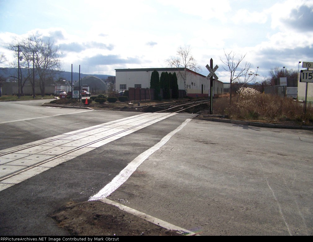 Railroad crossing replacement day 4