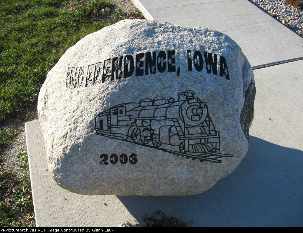 Professionely engraved rock