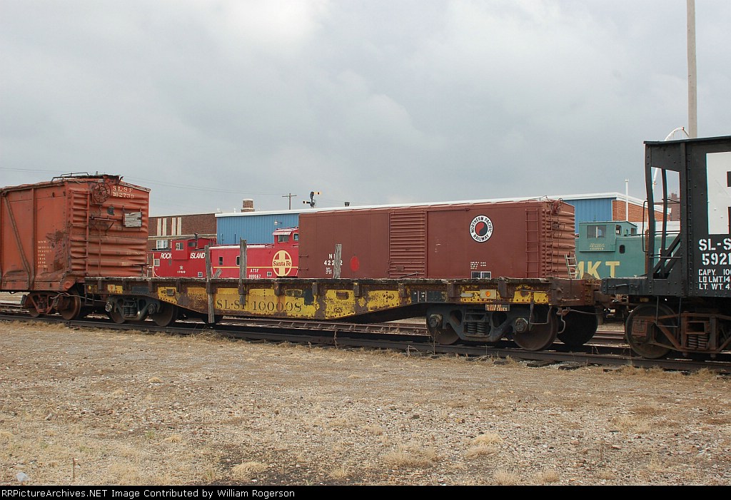 St. Louis - San Francisco Railway (SLSF) Flat Car No. 100008