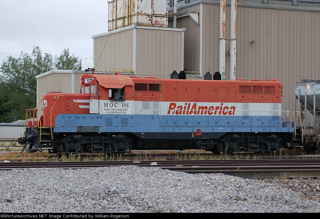 Missouri Central Railroad (MOC) EMD GP7 No. 105