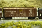 Weathered Pennsy Boxcar