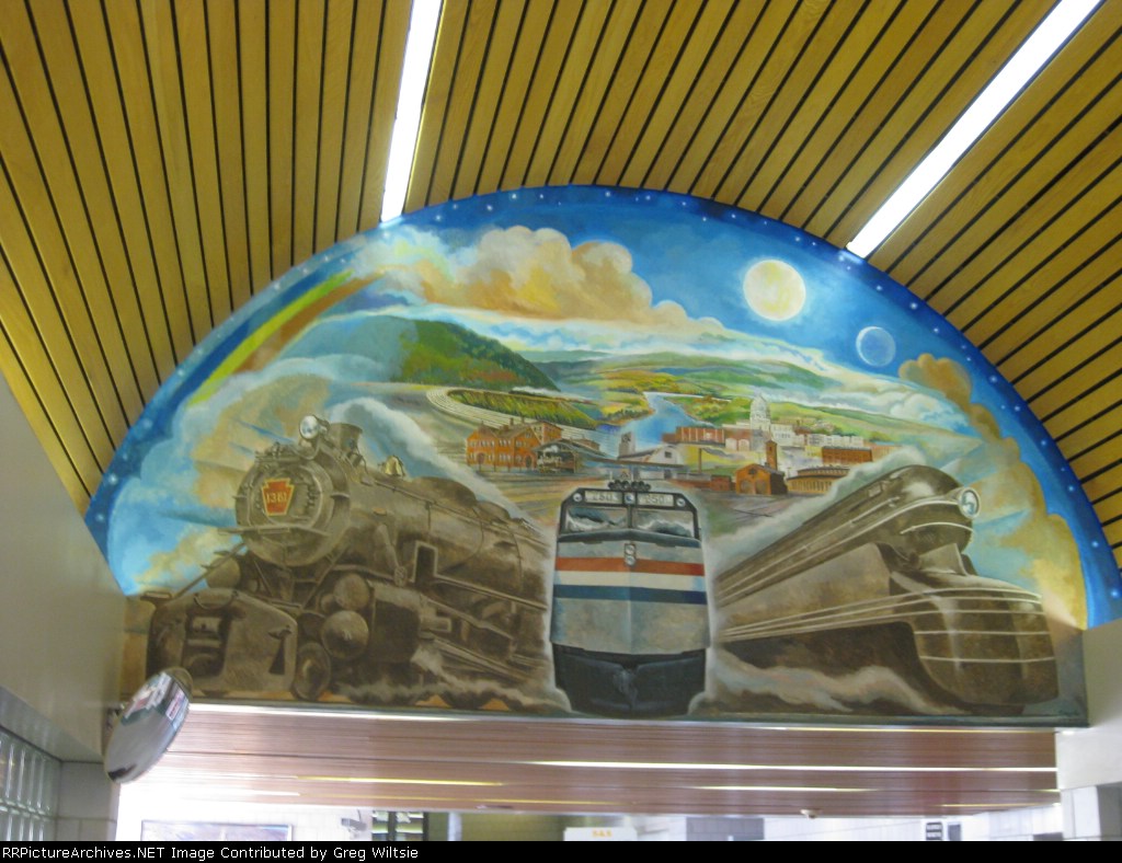 Mural at the Altoona Amtrak Station