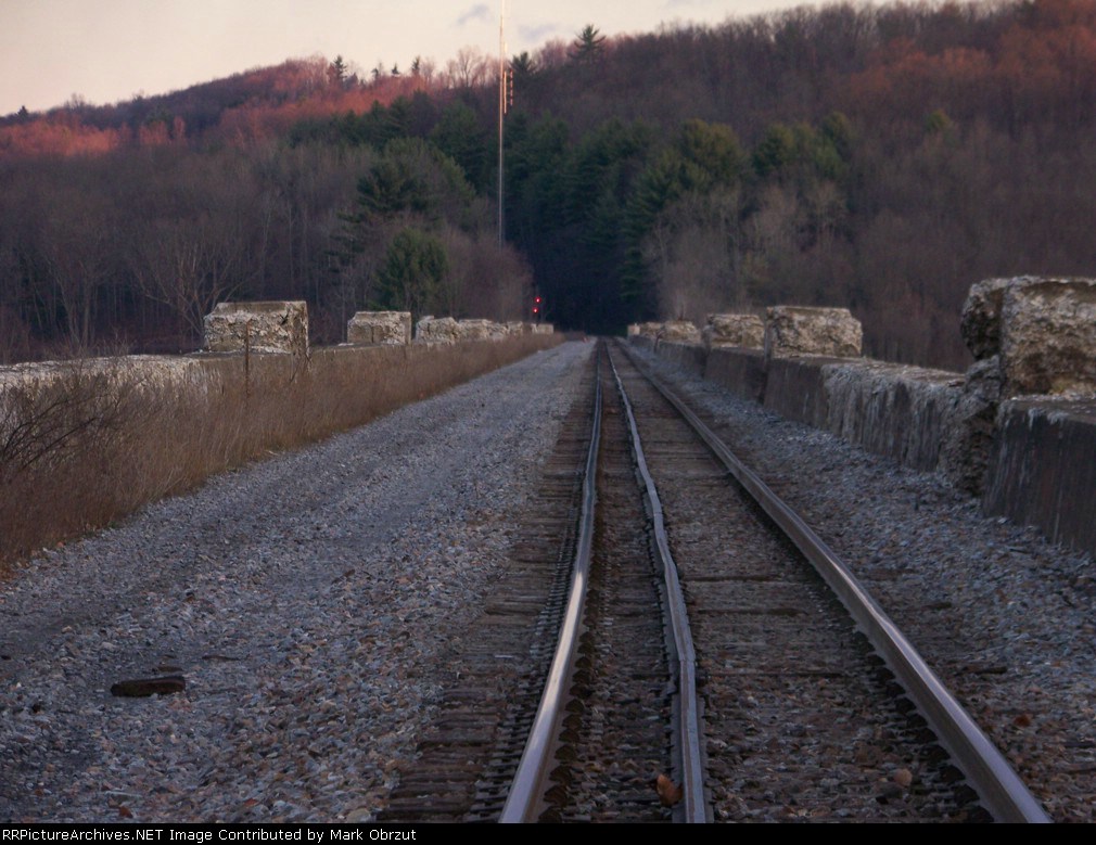 The Tunkhannock Viaduct track level