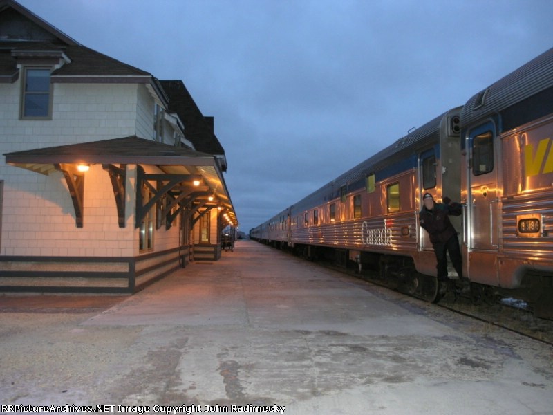 churchill depot at night
