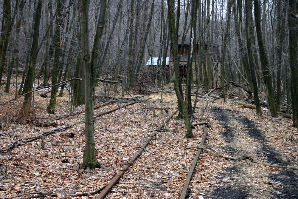 Looking North at the former station site and the tank