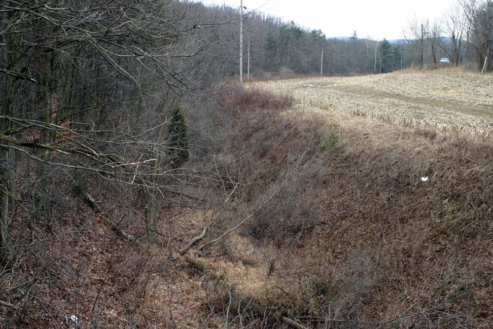 Looking South from the bridge (pg. 39 of To the Mines and Back)